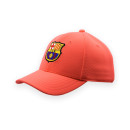 Fc Barcelona Official cap – Orange With Full-Colour Crest – Size Adult (5001gbaw)