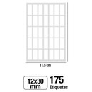 Αυτοκόλλητες Ετικέτες MP 12x30mm 175 Ετικέτες PN151-12