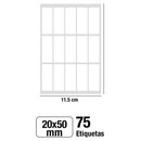 Αυτοκόλλητες Ετικέτες MP 20x50mm 75 Ετικέτες PN151-18