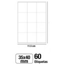 Αυτοκόλλητες Ετικέτες MP 35x40mm 60 Ετικέτες PN151-28