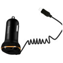 Φορτιστής Αυτοκινήτου Hoco Z14 with Micro USB Cable Μαύρο