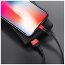 Καλώδιο Φόρτισης & Data Hoco X26 Lightning 1m Black - Red