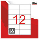 Ετικέτες TYPOTRUST 100 ΦΥΛΛΑ 105 Χ 48mm (1200 ετικ)