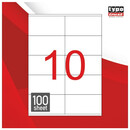 Ετικέτες TYPOTRUST 100 ΦΥΛΛΑ 105 Χ 57mm (1000 ετικ)