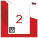 Ετικέτες TYPOTRUST 100 ΦΥΛΛΑ 210 Χ 149,225mm-(200 ετικ)