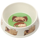 Bamboo Composite Pet Bowl 400ml Bambootique - Small Mopps Pug BAMB108 Bamboo Composite Pet Bowl 400ml Bambootique - Small Mopps Pug BAMB108