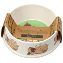 Bamboo Composite Pet Bowl 400ml Bambootique - Small Mopps Pug BAMB108 Bamboo Composite Pet Bowl 400ml Bambootique - Small Mopps Pug BAMB108