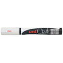Μαρκαδόρος Υγρής Κιμωλίας Uni Chalk Marker PWE-5M White