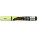Μαρκαδόρος Υγρής Κιμωλίας Uni Chalk Marker PWE-5M Fluo Yellow