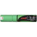 Μαρκαδόρος Υγρής Κιμωλίας Uni Chalk Marker PWE-8K Fluo Green