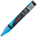 Μαρκαδόρος Υγρής Κιμωλίας Uni Chalk Marker PWE-5M Light Blue