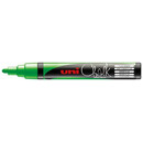 Μαρκαδόρος Υγρής Κιμωλίας Uni Chalk Marker PWE-5M Fluo Green