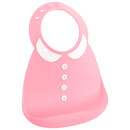 Σαλιάρα Σιλικόνης MakeMyDay Petter Pan Pink 70121