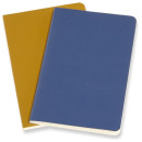Moleskine Volant Pocket Ruled Forget. Blue Amber. Yellow Set 2pcs