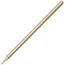 Μολύβι B Faber Castell Grip Sparkle Περλέ Χρυσό 118214