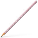 Μολύβι B Faber Castell Grip Sparkle Περλέ Ροζ 118234