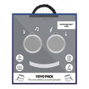 Φορητό Bluetooth Ηχείο Xoopar Yoyo Stereo Finger Speaker 6W & TWS Metallic White Set 2pcs