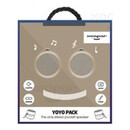 Φορητό Bluetooth Ηχείο Xoopar Yoyo Stereo Finger Speaker 6W & TWS Metallic Gold Set 2pcs