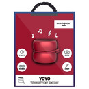 Φορητό Bluetooth Ηχείο Xoopar Yoyo Finger Speaker 3W & TWS Metallic Red