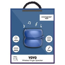 Φορητό Bluetooth Ηχείο Xoopar Yoyo Finger Speaker 3W & TWS Metallic Blue