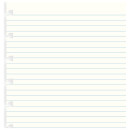 Ανταλλακτικά Φύλλα Filofax Α5 Notebook Ριγέ Σημειώσεις 152008