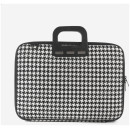 Τσάντα laptop 15.6" Bombata - Χαρτοφύλακας Pied De Poule Black E00842-4