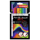 Μαρκαδόροι Stabilo Arty Brush 12τμχ 568