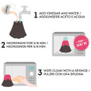 Καθαριστικό Φούρνου Μικροκυμάτων Legami Volcano Microwave Cleaner VOC0001