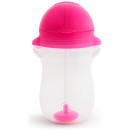 Κύπελλο με καλαμάκι Tip n Sip Tall Cup Munchkin 296ml Ροζ 12m+ 12462