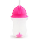Κύπελλο με καλαμάκι Tip n Sip Tall Cup Munchkin 296ml Ροζ 12m+ 12462