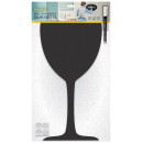 Μαυροπίνακας Επιτοίχιος Securit Ποτήρι FB-GLASS