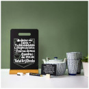 Μαυροπίνακας Επιτραπέζιος Securit Διπλής Όψης με Ξύλινη Βάση Χερούλι FBT-CARRY