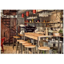 Μαυροπίνακας Επιτραπέζιος Securit Διπλής Όψης με Ξύλινη Βάση Κούπα FBT-CUP