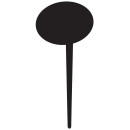 Πινακάκια Μαυροπίνακα Securit Καρφωτά Διπλής Όψης Στρογγυλά Σετ 5 τεμαχίων TAG-BUBBLE-5