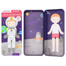 Μαγνητικό Παζλ σε Μεταλλική Κασετίνα mierEdu Space Adventurers 30τμχ ME082