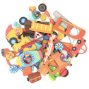 Μαγνητικό Εκπαιδευτικό Παιχνίδι Παζλ mierEdu Vehicles 57τμχ ME151