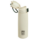 Ανοξείδωτo Μπουκάλι Ecolife Με infuser 550ml White Thermos 33-BO-3034