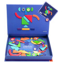 Μαγνητικό Εκπαιδευτικό Παιχνίδι Παζλ mierEdu Shapes 70τμχ ME152