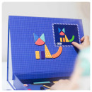 Μαγνητικό Εκπαιδευτικό Παιχνίδι Παζλ mierEdu Shapes 70τμχ ME152