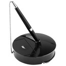 Στυλό Γκισέ πάγκου ταμείου πενοστάτης με αυτοκόλλητη βάση μαύρη και μαύρο μελάνι MP PE268N