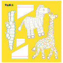 Playmais: Κατασκευές με κάρτες και σφουγγαράκια 6τεμ. ζούγκλα 160021