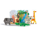 Playmais: Κατασκευές με κάρτες και σφουγγαράκια 6τεμ. ζούγκλα 160021