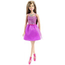 Mattel Barbie: Glitz Outfits - Brown Hair Doll With Purple Dress (Hjr93) Mattel Barbie: Glitz Outfits - Brown Hair Doll With Purple Dress (Hjr93)