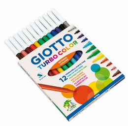 Μαρκαδόροι Giotto Turbo Color 12 τμχ