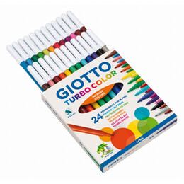 Μαρκαδόροι Giotto Turbo Color (Λεπτοί) 24 τμχ