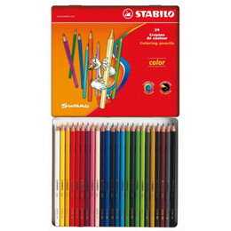 Ξυλομπογιές Stabilo "Color Metal" 24 τμχ