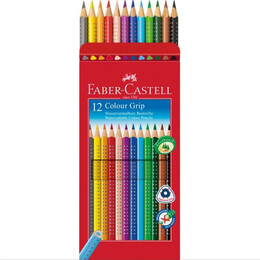 Ξυλομπογιές Faber Castell "Aquarel Grip" 12 τμχ (112412)