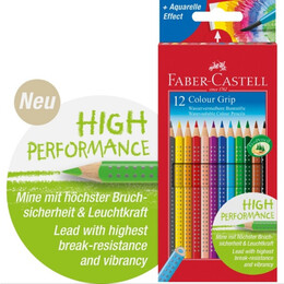 Ξυλομπογιές Faber Castell "Aquarel Grip" 12 τμχ (112412)