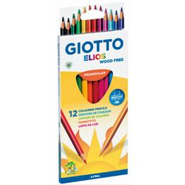 Ξυλομπογιές Giotto "Elios Wood Free" 12 τμχ