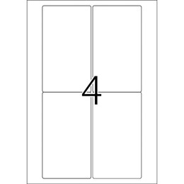 Herma Ετικέτες λευκές 78,7x139,7